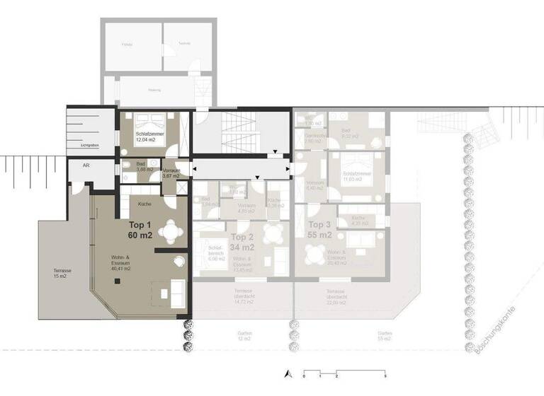 Terrassenwohnung zum Kauf provisionsfrei 406.200 € 2 Zimmer 60 m² EG frei ab 31.12.2026 Millstatt am See 9872