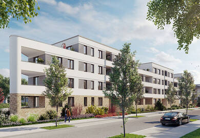 Wohnung zur Miete 1.329 € 3 Zimmer 90,5 m² 2. Geschoss Franklin-D.-Roosevelt-Straße 23 Käfertal Mannheim 68309