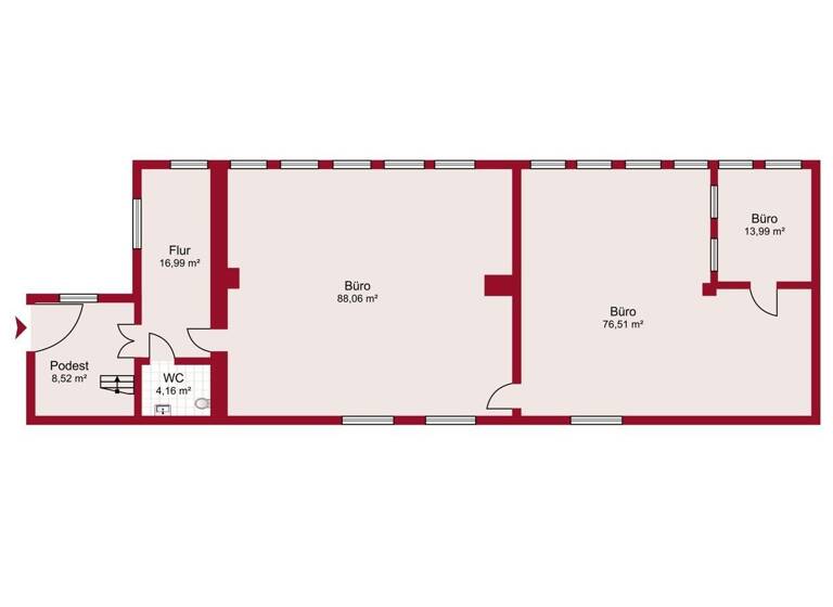 Bürofläche zur Miete 13,33 € 183 m² Bürofläche Ebbs 6341