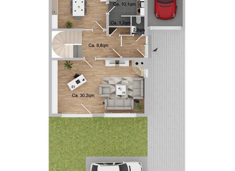 Doppelhaushälfte zum Kauf 688.000 € 8 Zimmer 195 m² 356 m² Grundstück Offtersheim 68723