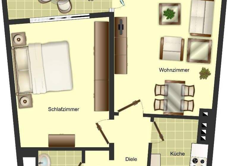 Wohnung zur Miete 449 € 2,5 Zimmer 50,2 m² EG frei ab 20.03.2026 Hegelring 2 Wald Solingen 42719