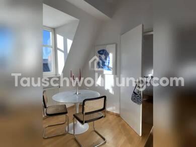 Wohnung zur Miete Tauschwohnung 1.100 € 2 Zimmer 55 m² Dachgeschoss, 5. Geschoss Haidhausen - Süd München 81669