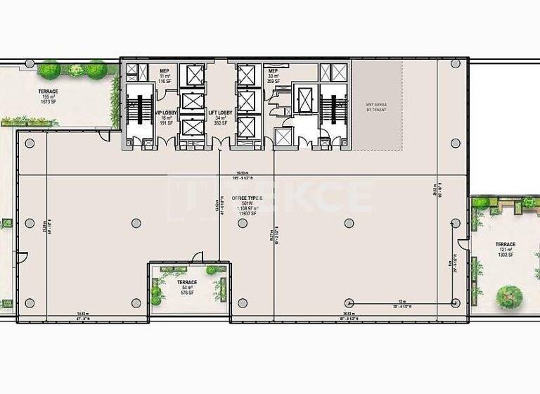Büro zum Kauf 13.920.000 € Business Bay 238918