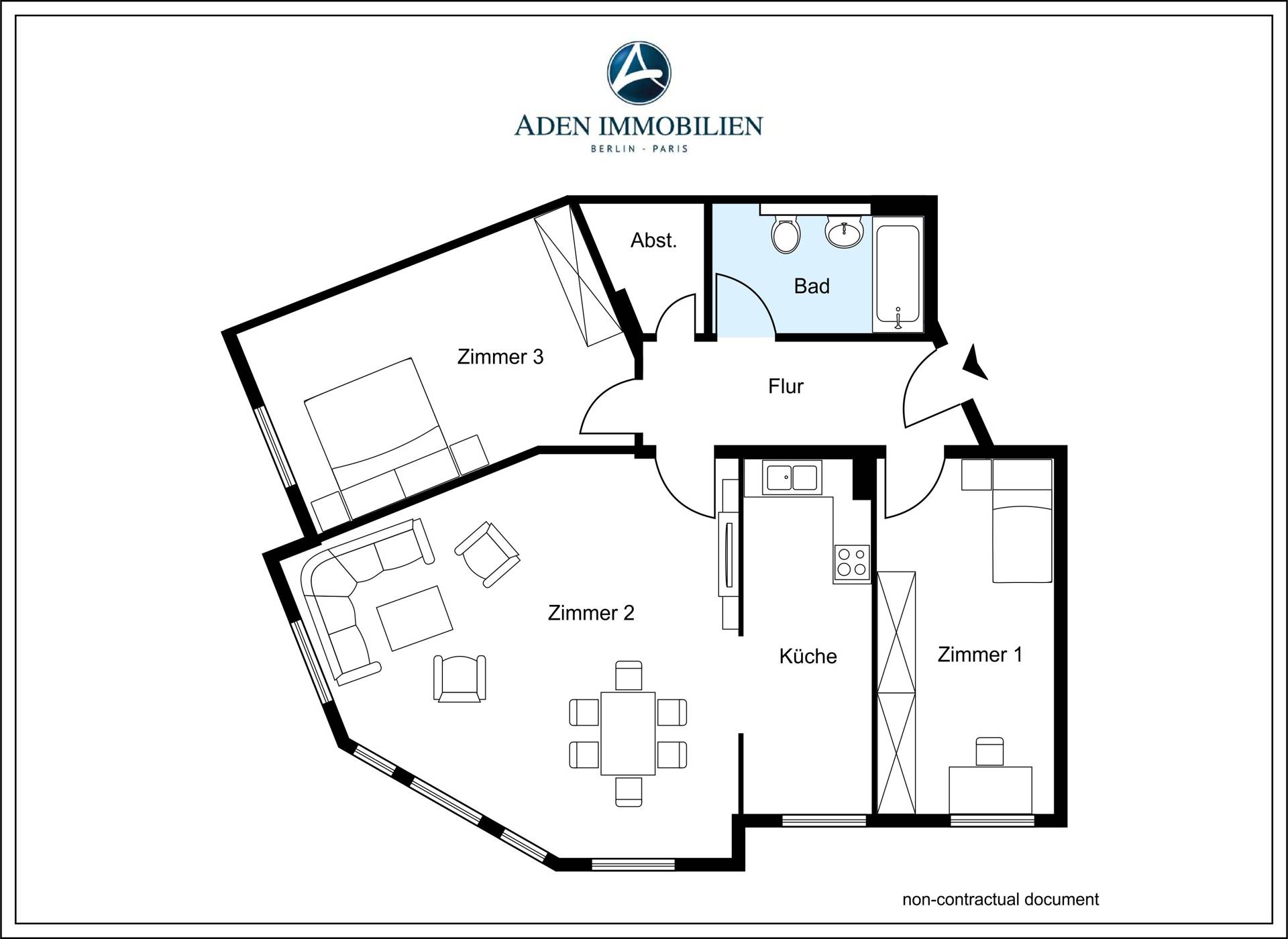 Wohnung zum Kauf 369.000 € 3 Zimmer 80,1 m²<br/>Wohnfläche 2.<br/>Geschoss Kietzer Str. 7 Köpenick Berlin 12555