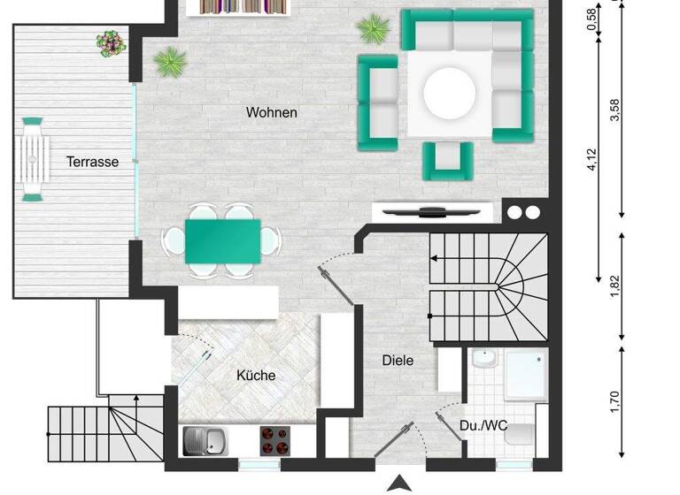 Doppelhaushälfte zum Kauf 679.000 € 4 Zimmer 95 m² 270 m² Grundstück Bramfeld Hamburg 22175