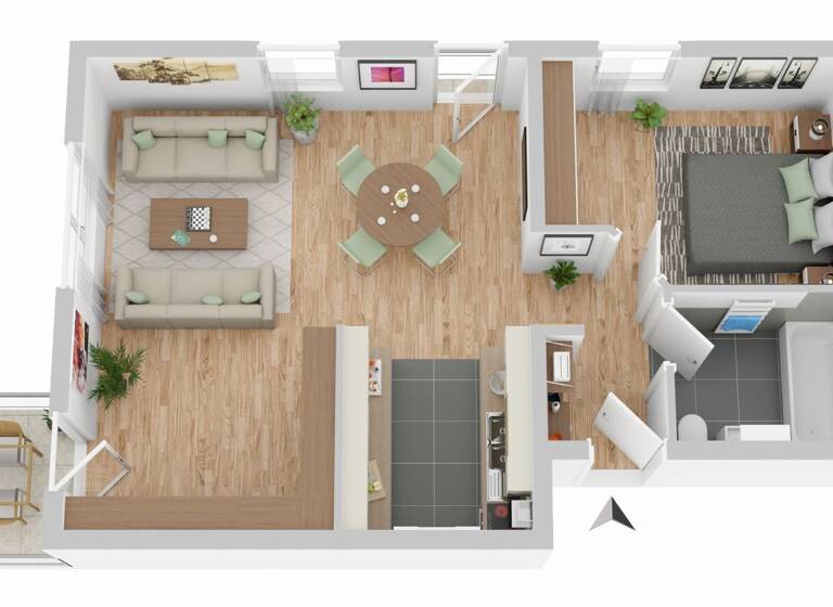 Wohnung zum Kauf 129.000 € 2 Zimmer 58 m² 1. Geschoss Egelseerstraße 21 Schwandorf 92421