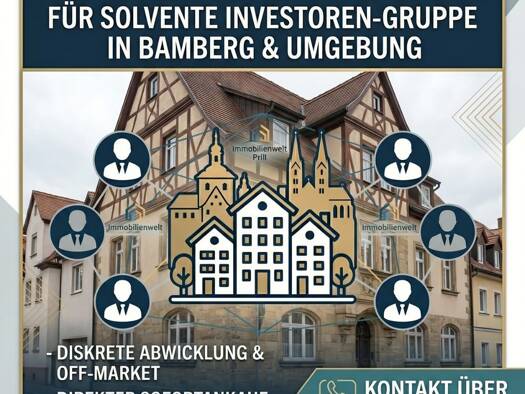 Mehrfamilienhaus zum Kauf provisionsfrei als Kapitalanlage geeignet 1.500.000 € 8 Zimmer 450 m² 150 m² Grundstück Bamberg Bamberg 96050