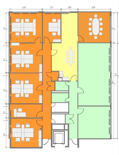 Bürofläche zur Miete provisionsfrei 2.675 € 135 m²<br/>Bürofläche Landsberger Straße Am Westbad München 81241