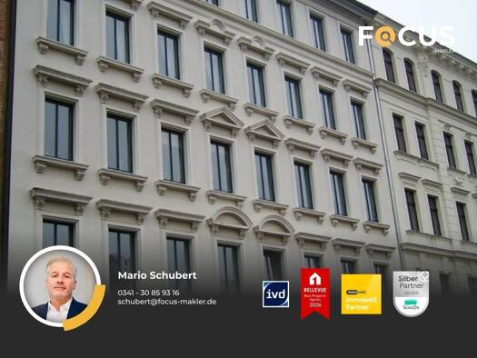 Wohnung zur Miete 650 € 3 Zimmer 65 m² 2. Geschoss frei ab 01.10.2026 Teubner Straße 6 Reudnitz-Thonberg Südost 04317