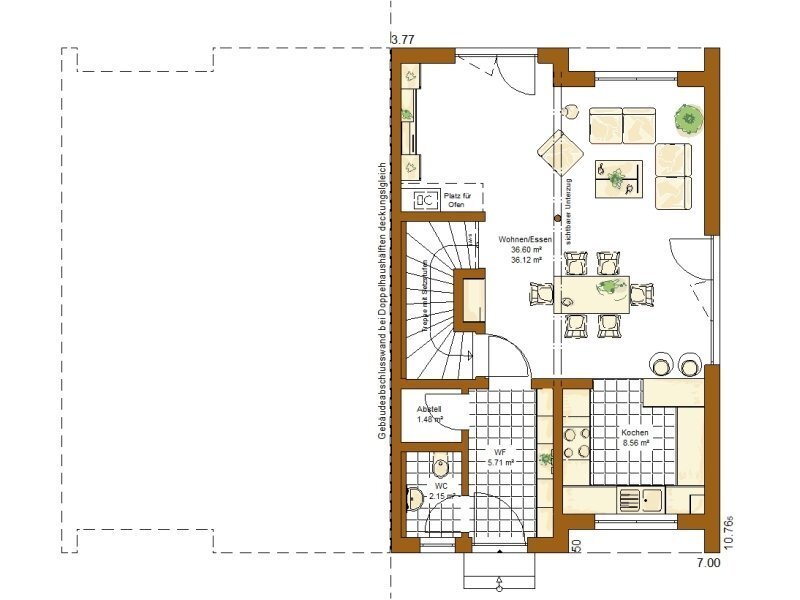 Doppelhaushälfte zum Kauf 687.000 € 4 Zimmer 111 m²<br/>Wohnfläche 516 m²<br/>Grundstück Graben Graben 86836