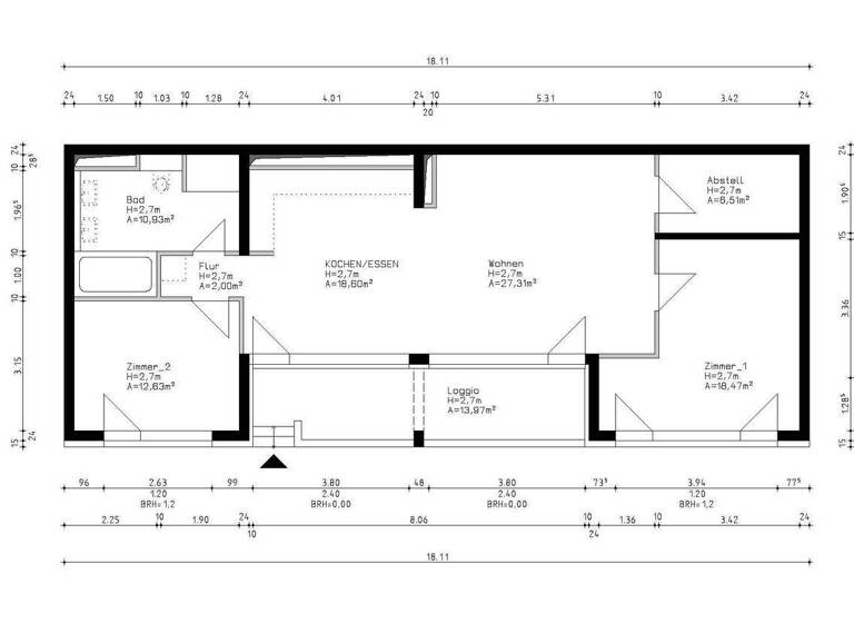 Wohnung zum Kauf 615.000 € 3 Zimmer 103 m² EG Kalbach-Riedberg Frankfurt am Main 60438