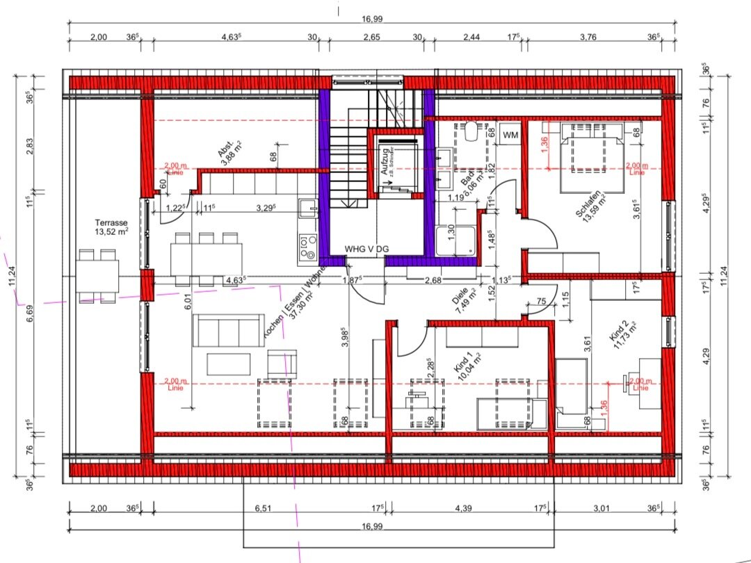 Wohnung zum Kauf provisionsfrei 419.000 € 4 Zimmer 99 m²<br/>Wohnfläche 3.<br/>Geschoss st. Blasius-Straße 21a Leinheim Günzburg 89312