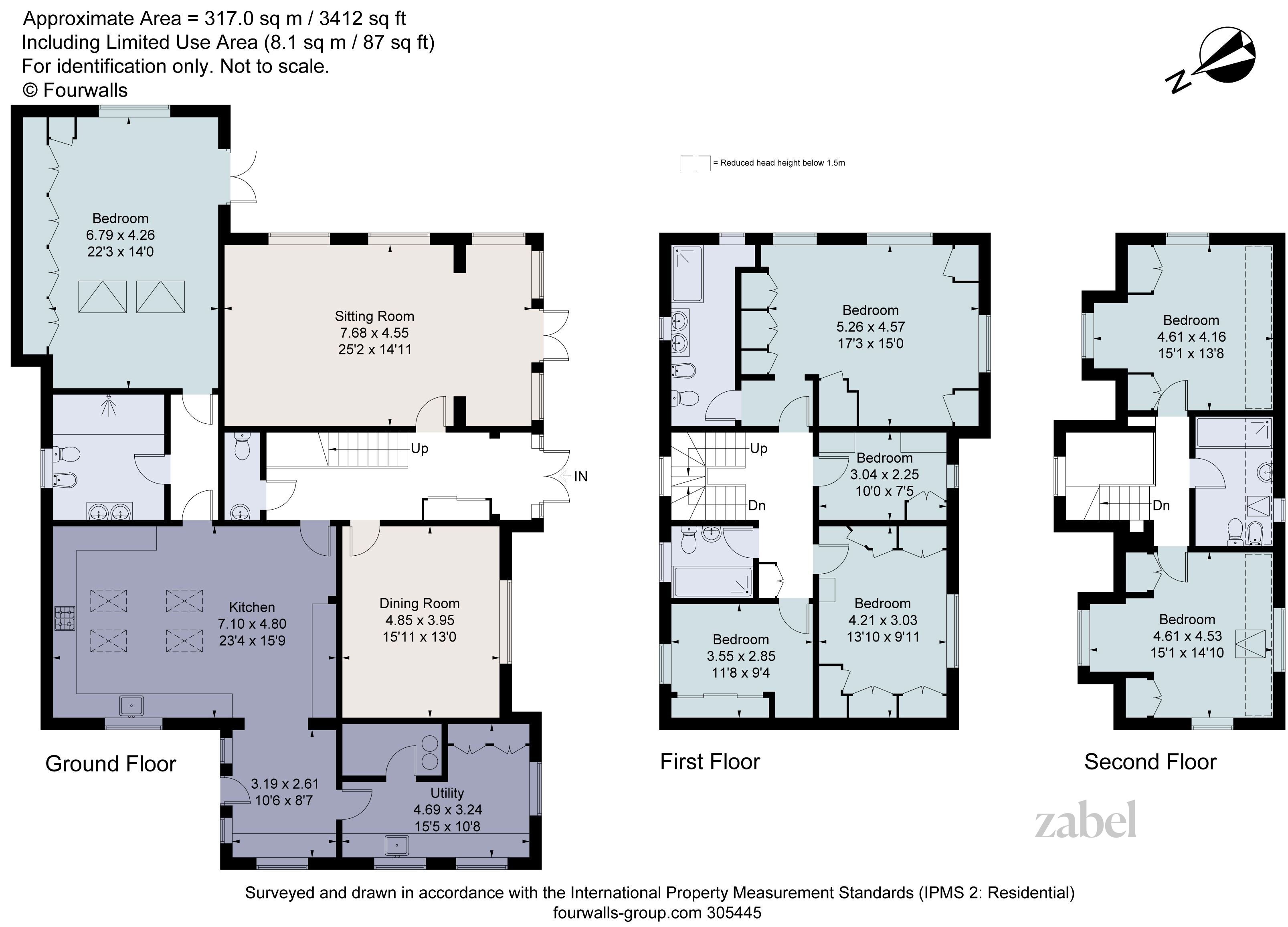 Haus zum Kauf provisionsfrei 2.344.095 € 8 Zimmer 317 m²<br/>Wohnfläche Three Rivers HA6 3HY