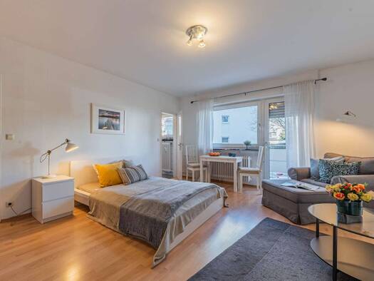 Wohnung zur Miete auf Zeit 1.350 € 1 Zimmer 36 m² frei ab 01.10.2026 Sachsenhausen Süd 60598