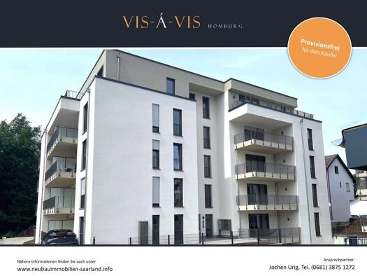 Wohnung zum Kauf - Erstbezug provisionsfrei 209.691 € 2 Zimmer 55,9 m² Homburg 66424