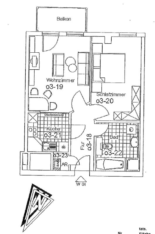 Wohnung zur Miete 465 € 2 Zimmer 55,6 m²<br/>Wohnfläche 3.<br/>Geschoss 01.04.2025<br/>Verfügbarkeit Mittweida Mittweida 09648