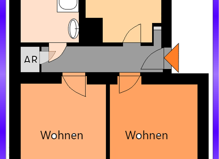 Wohnung zum Kauf 245.000 € 2 Zimmer 54,1 m² 1. Geschoss Friedrichshain Berlin 10247