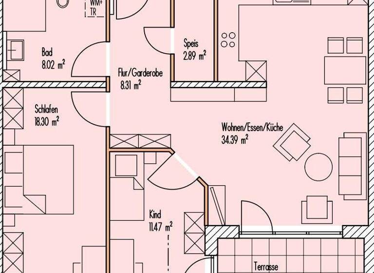 Wohnung zum Kauf - Erstbezug 336.500 € 3 Zimmer 87,7 m² 1. Geschoss Schnelldorf 91625