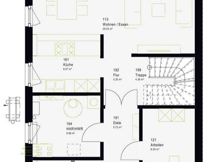 Haus zum Kauf 625.844 € 5 Zimmer 154 m² 555 m² Grundstück Eurastetten Egenhofen 82281