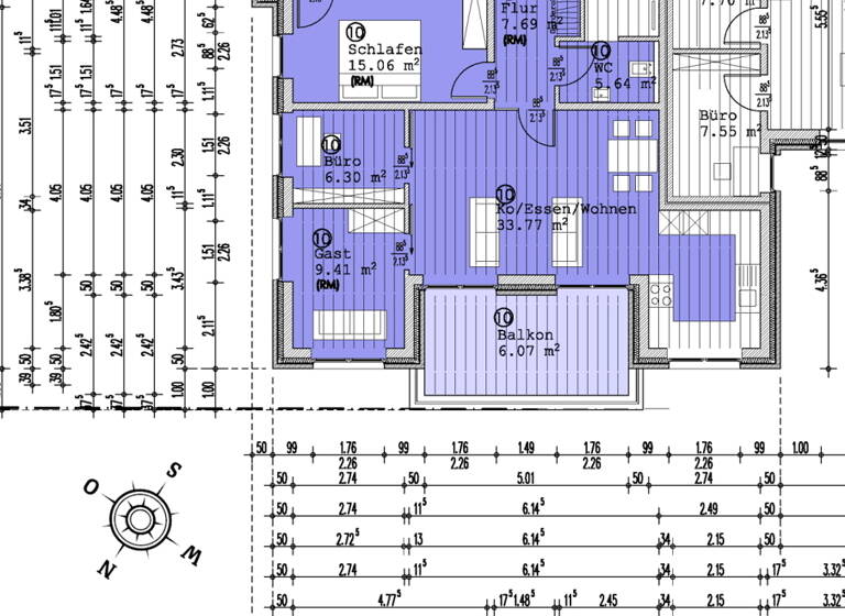 Wohnung zum Kauf - Erstbezug 575.000 € 4 Zimmer 96 m² Bad Zwischenahn I Bad Zwischenahn 26160