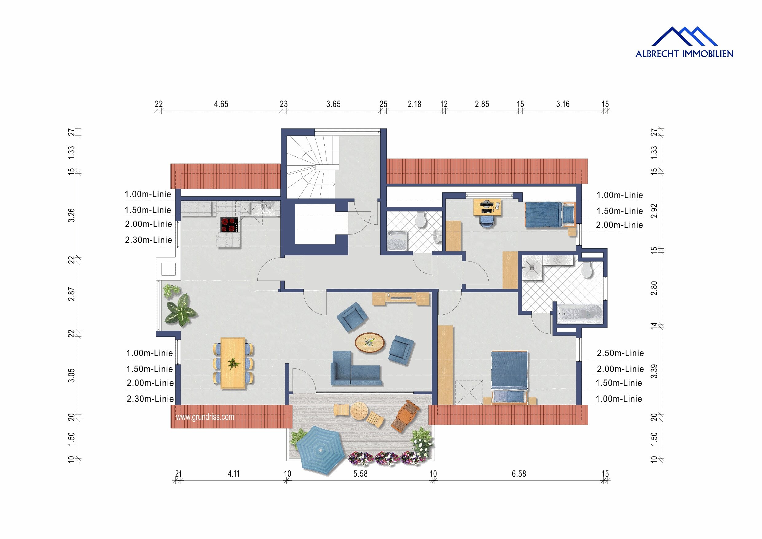 Penthouse zum Kauf 998.000 € 3 Zimmer 103 m²<br/>Wohnfläche 4.<br/>Geschoss Killesberg Stuttgart 70192