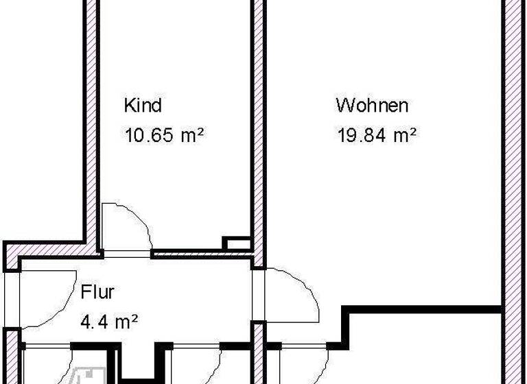 Wohnung zur Miete 471 € 3 Zimmer 58,9 m² 2. Geschoss Hohe Straße 21 Neue Neustadt Magdeburg 39124
