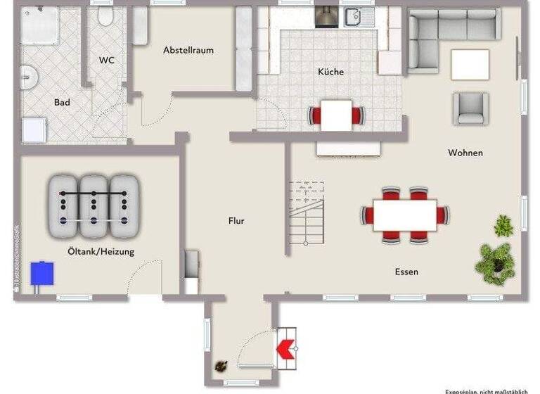 Einfamilienhaus zum Kauf 290.000 € 6 Zimmer 130 m² 1.074 m² Grundstück Lattenbuch Herrieden 91567