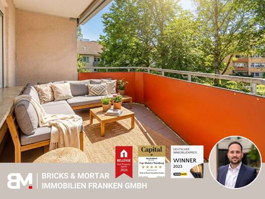 Wohnung zum Kauf 398.000 € 5 Zimmer 130 m² 2. Geschoss Langwasser Nürnberg 90473