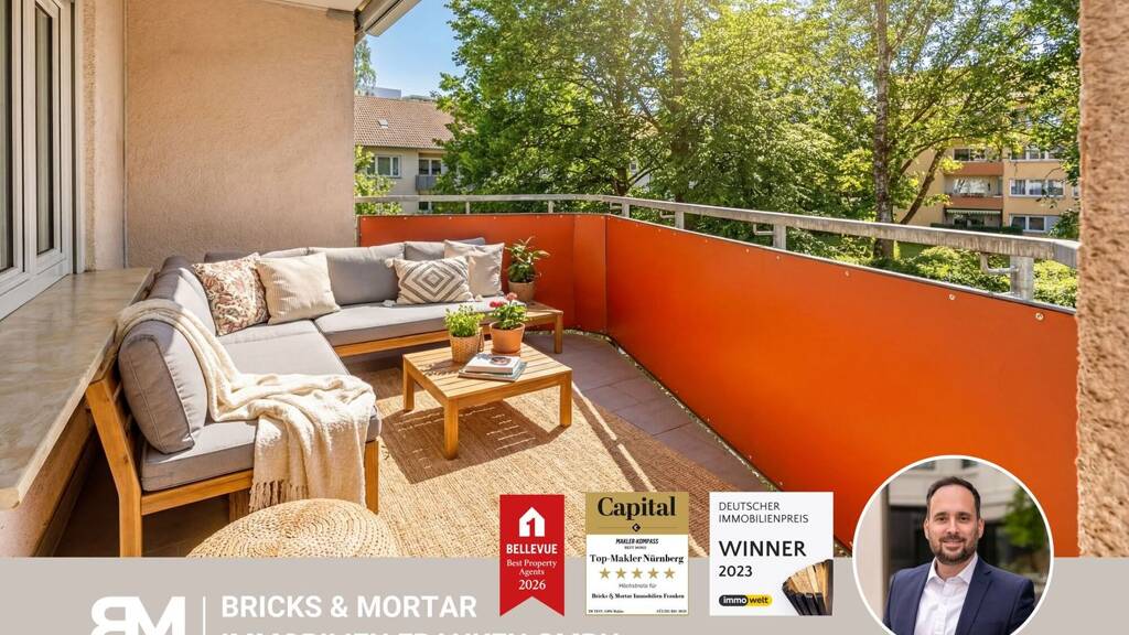 Wohnung zum Kauf 398.000 € 5 Zimmer 130 m² 2. Geschoss Langwasser Nürnberg 90473