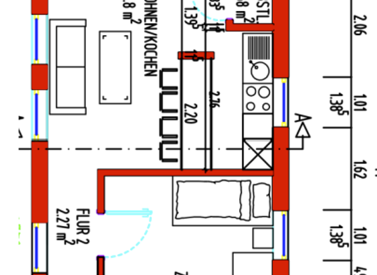 Wohnung zur Miete 340 € 21 m² Wechloy Oldenburg 26129
