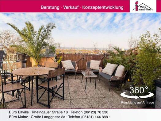 Maisonette zum Kauf 429.000 € 3 Zimmer 95 m² 5. Geschoss Hartenberg/Münchfeld Mainz 55122