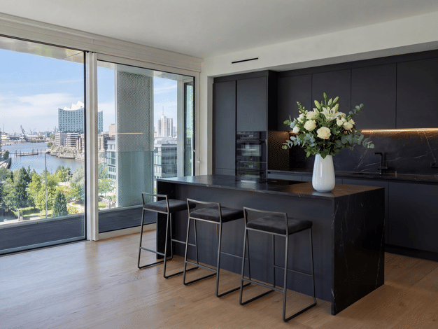 Wohnung zum Kauf - Erstbezug provisionsfrei 1.145.000 € 2 Zimmer 78,2 m² 5. Geschoss frei ab sofort Hübenerstraße 8 HafenCity Mitte 20457
