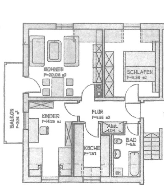 Wohnung zur Miete 560 € 3 Zimmer 70 m²<br/>Wohnfläche 2.<br/>Geschoss 01.05.2025<br/>Verfügbarkeit Hunderdorf Hunderdorf 94336