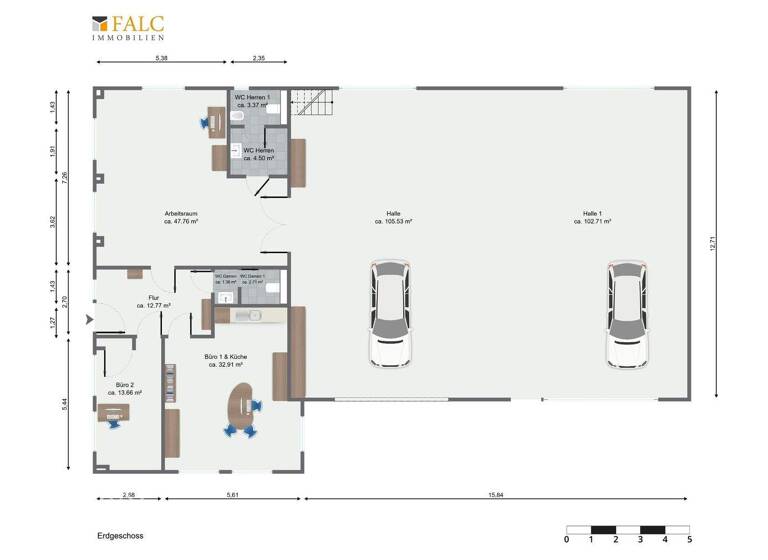 Lagerhalle zur Miete provisionsfrei 2.500 € 327 m² Lagerfläche Goldenstädt Banzkow 19079