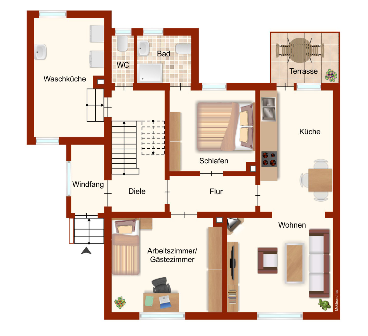 Mehrfamilienhaus zum Kauf 364.000 € 8 Zimmer 197 m²<br/>Wohnfläche 872 m²<br/>Grundstück Röddensen Lehrte 31275