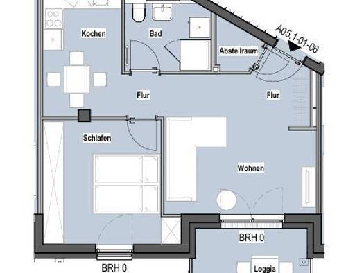 Wohnung zur Miete 799 € 2 Zimmer 53,1 m² 1. Geschoss frei ab sofort Amely-Bölte-Straße 2 Wilsdruffer Vorstadt/Seevorstadt-West Dresden 01067