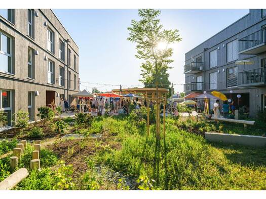 Wohnung zur Miete - Erstbezug 514 € 2 Zimmer 57,1 m² 4 Geschosse frei ab sofort Pfersee Augsburg 86157