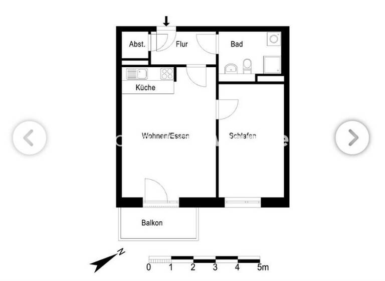 Studio zur Miete Tauschwohnung 390 € 2 Zimmer 54 m² 2. Geschoss Gesundbrunnen Berlin 13357