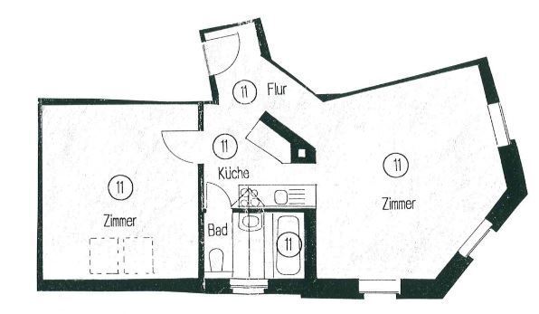 Wohnung zur Miete 299 € 2 Zimmer 59,8 m²<br/>Wohnfläche 4.<br/>Geschoss 01.12.2024<br/>Verfügbarkeit Oststraße 18 Limbach-Oberfrohna Limbach-Oberfrohna 09212