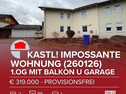 Wohnung zum Kauf provisionsfrei 319.000 € 3 Zimmer 89 m² Kastl 84556