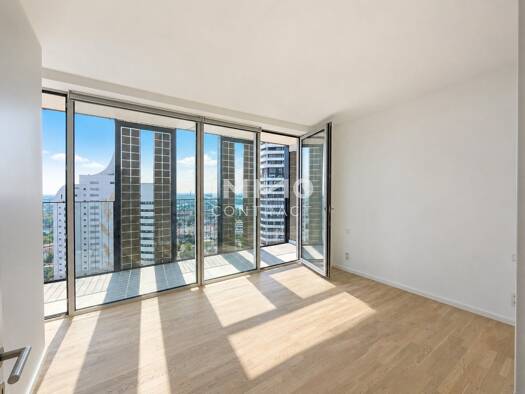 Wohnung zur Miete - Erstbezug 1.933 € 3 Zimmer 80,3 m² 32. Geschoss frei ab 01.11.2026 Donaustadt 1220