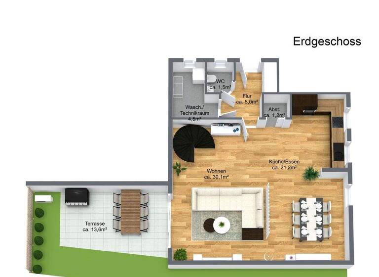 Reihenmittelhaus zum Kauf provisionsfrei 698.000 € 4 Zimmer 148 m² 100 m² Grundstück Maximiliansau Wörth am Rhein 76744