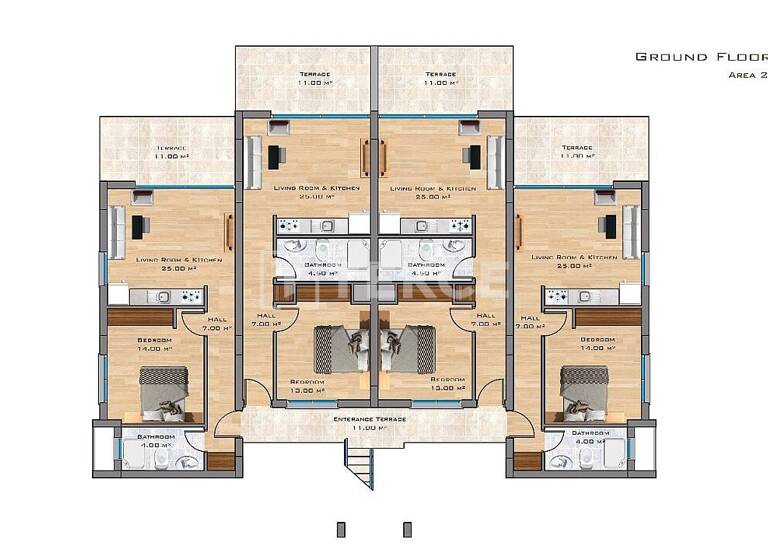 Penthouse zum Kauf 402.000 € 3 Zimmer 110 m² 1. Geschoss Girne 99400