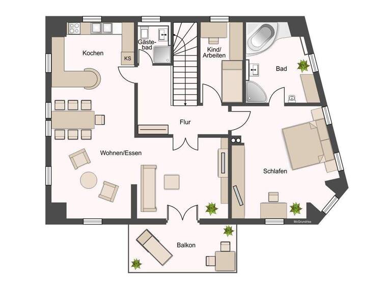Wohnung zur Miete 1.288 € 3 Zimmer 103 m² 2. Geschoss frei ab 01.04.2026 Johannesstraße 19 Radebeul 01445