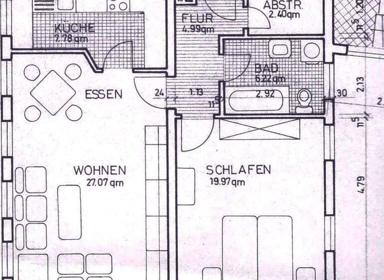 Wohnung zur Miete 620 € 2 Zimmer 64,4 m² 2. Geschoss Römerstraße 160 Konz 54329