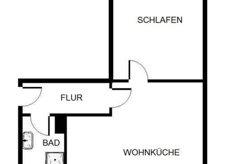 Wohnung zur Miete 573 € 2 Zimmer 44,1 m² 1. Geschoss frei ab 08.03.2026 Schützkamp 11 Überruhr-Hinsel Essen 45277