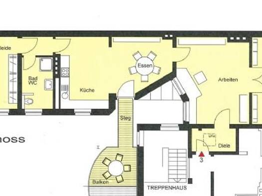 Wohnung zur Miete 815 € 3 Zimmer 125 m² 2. Geschoss frei ab 01.10.2025 Bahnhofstraße 28 Senftenberg 01968