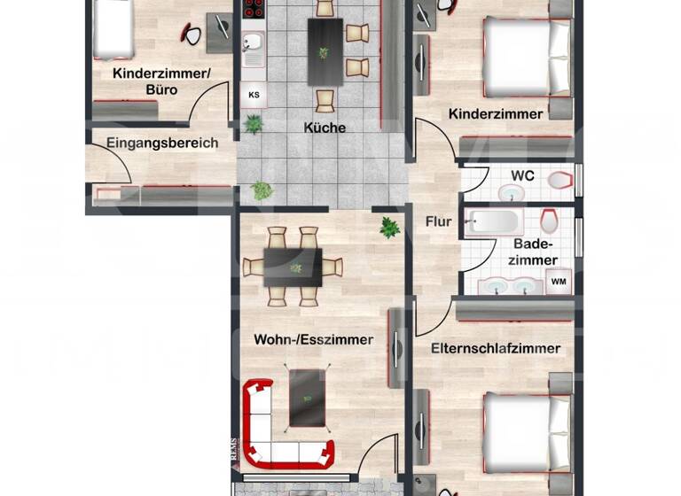 Wohnung zum Kauf 350.000 € 4 Zimmer 103 m²<br/>Wohnfläche 2.<br/>Geschoss Schorndorf Schorndorf 73614