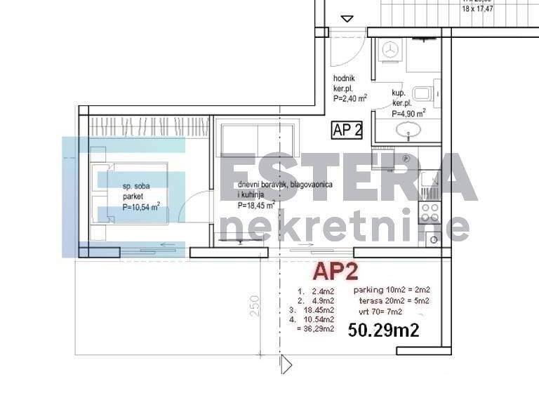Studio zum Kauf 200.000 € 1 Zimmer 50 m² Pakostane