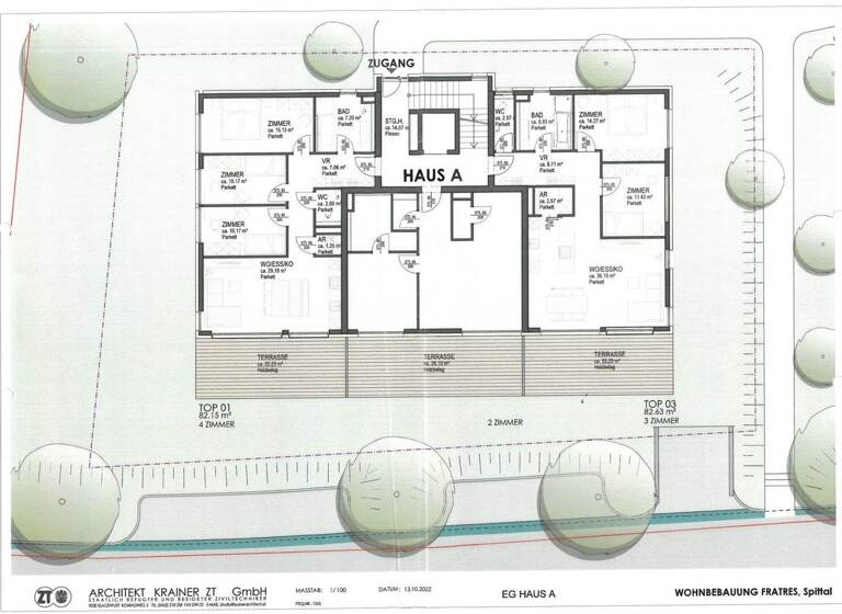 Wohnung zum Kauf - Erstbezug 462.000 € 4 Zimmer 82,5 m² Spittal an der Drau 9800
